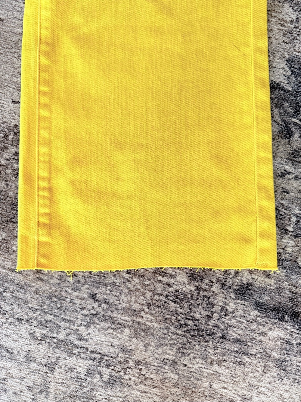NWT-Judy Blue Vibrant Yellow High Rise, Cropped, Raw Hem Jeans Sz 9/29 - Picture 12 of 14